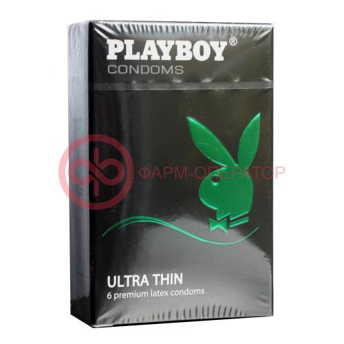 Плейбой презерватив ультратонкие №6 [playboy]