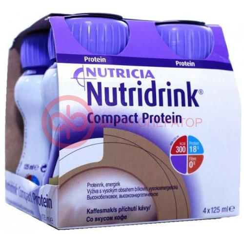 Нутридринк компакт протеин смесь для энтерального питания 125мл №4 кофе