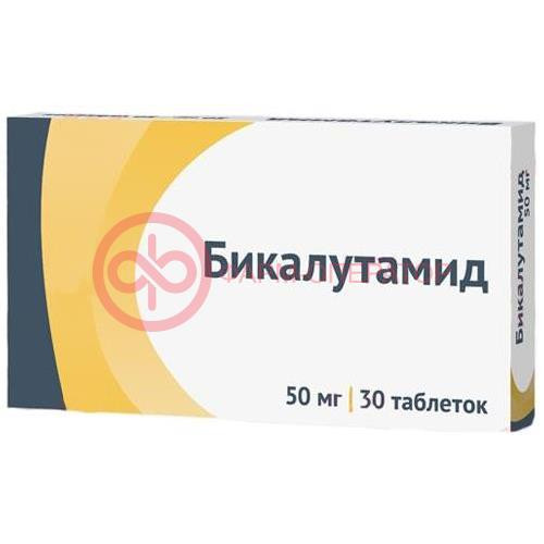 Бикалутамид таблетки покрытые пленочной оболочкой 50мг №30