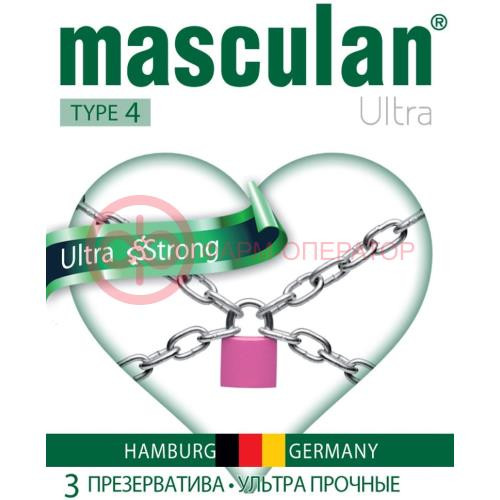 Маскулан 4 ультра презервативы №3 ультрапрочные