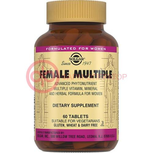 Солгар мультивитаминный и минеральный комплекс для женщин  таблетки №60