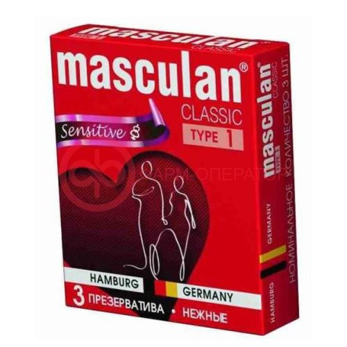 Маскулан презерватив классик 1 нежный №3