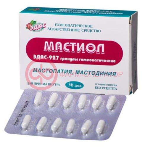 Мастиол эдас-927 гранулы гомеопатические №36